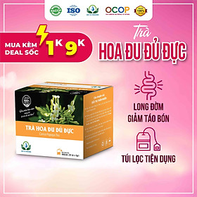 Trà Hoa Đu Đủ Đực Hộp 30 Túi Lọc Kích Thích Tiêu Hóa, Khỏi Viêm Họng Của Siêu Thị Thiên Nhiên