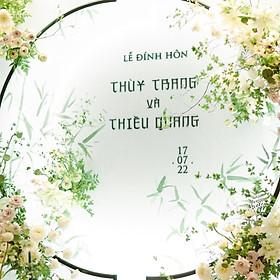 Bộ Tên Đám Tiệc Theo Yêu Cầu + Ngang 1,2m - Dọc 1,2m