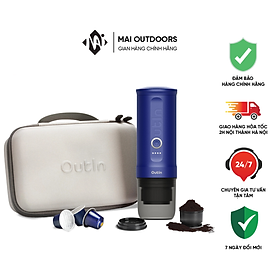 [Hàng chính hãng] Set máy pha cà phê điện cầm tay Outin Nano Portable Espresso Machine màu Ocean Blue (Phiên bản giới hạn)