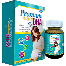 Viên uống bổ bà bầu Promum Care DHA Lọ 30 viên