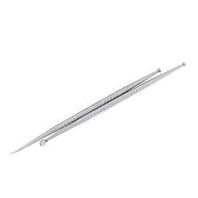 2 Pieces Stainless Steel Ear Curette Earwax Removal Ear Wax Remover Cleaner Swab Spiral Ear Pick Spoon Set