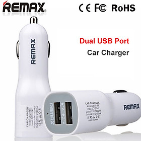 Tẩu Sạc Xe Hơi Remax 2 Cổng Usb - Hàng Nhập Khẩu