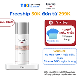 Kem dưỡng ngày giảm thâm nám & sáng da Eucerin Spotless Brightening SPF30 50ml