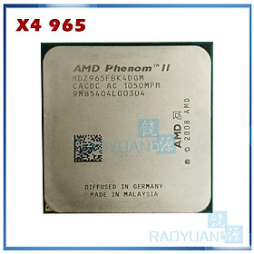AMD Phenom II X4 965 3.4 GHz Bộ xử lý CPU lõi tứ HDZ965FBK4DGM AM3