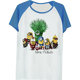 Áo thun tay màu Biệt đội Minions ATFF057