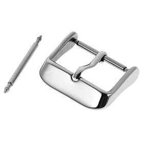Stainless Steel Polishing Buckle Pin Part for Watch Strap Band  20mm