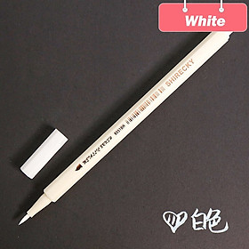 Bút lông mềm cây lẻ Lalunavn 10 màu sắc đầu Brush có nhũ STA Metallic Marker Pen Drawing - A13