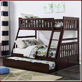Mua Giường 3 Tầng Victoria Gỗ Tự Nhiên - Nâu