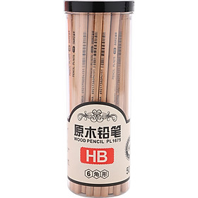 Hộp 50 Cây Chì Chuốt HB - Không Gôm Baoke PL 1675