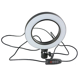 Bộ Dụng Cụ Livestream 3in1 LT08 Có Đèn Led, Tích Hợp 4 Kẹp Điện Thoại Dùng Để Livestream Nhiều Máy - Hàng Nhập Khẩu 