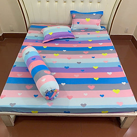 Bộ Drap Thun Lụa _Mát Lạnh {4 MÓN} ga và 3 áo gối #gagoi#drapgoi hoặc drap lẻ