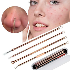 Bộ dụng cụ nặn mụn 4 cây 8 đầu đa năng và tiện dụng