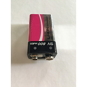 Mua Pin sạc 9V Lithium 800mAh chuyên dùng cho micro thiết bị điển tử cao cấp.