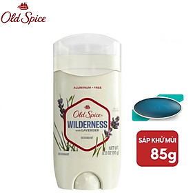 Lăn Khử Mùi Old Spice Inspired By Nature Collection Wilderness With Lavender 85g (Sáp Xanh)( không có tem phụ-không xuất hóa đơn đỏ )