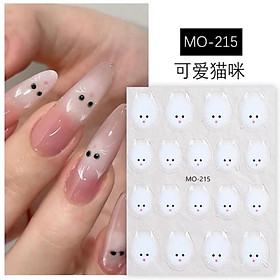 Tổng Hợp Sticker 5D Hot Hit Làm Nail Siêu Xinh Hình Dán Móng Tay Nơ Ren Hàn Quốc Bướm Nổi Hoa Nhiều Màu Labubu Nữ Women