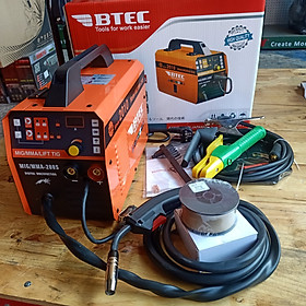 Máy hàn mig không dùng khí đa chức năng awa btec 200s có tặng kèm cuôn dây hàn mig