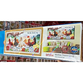 Mua Tranh đính đá Mã Đáo Thành Công DF354 (2mx95) chưa đính