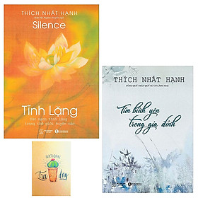 [Download Sách] Combo Tĩnh Lặng và Tìm Bình Yên Trong Gia Đình ( Tặng Kèm Sổ Tay )