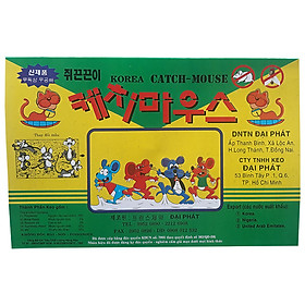 Combo 10 miếng Keo dán bẫy chuột, gián, thằn lằn, côn trùng Korea Catch Mouse