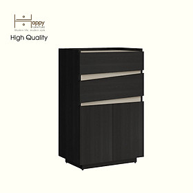 [Happy Home Furniture] VIGGO, Tủ đựng đồ 2 ngăn kéo - 2 cửa mở, 52cm x 32cm x 82cm ( DxRxC), THK_163