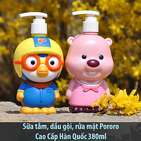 Sữa tắm gội xả trẻ em 3-in-1 Pororo Premium Dịu nhẹ không cay mắt Hàn Quốc 380g