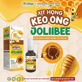 Xịt họng Jolliibee Hỗ trợ giảm dứt cơn đau họng khàn tiếng do ho kéo dài