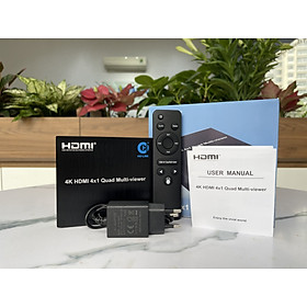 Bộ gộp HDMI 4 vào 1 ra 4K HO-LINK HL-7056A (4K) - Hàng Chính Hãng