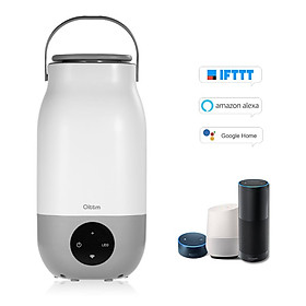 Oittm WIFI Smart Humidifier 3L Ultrasonic Whisper-quiet US Cool Mist Humidifier Waterless Auto Shut-off with Timer Function Phone APP Remote Control Compatible with Amazon Alexa and for Google Home Voice Control for Home Office