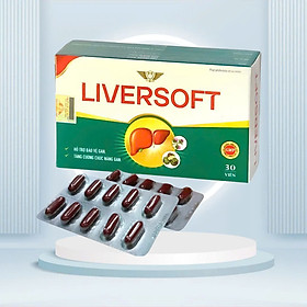 Viên uống Giải độc gan Liversoft Vinh Thịnh Vượng VV, hộp 30v