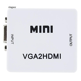 Bộ Chuyển Đổi Vga2hdmi Mini Vga Sang Hdmi Với 1080p Cho Notebook Pc