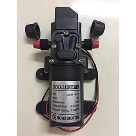 Mua Máy bơm mini tăng áp lực nước Good PUMPs 12V - 6A - 72W lưu lượng 6L/phút  tặng kèm 2 đai ốc kết nối