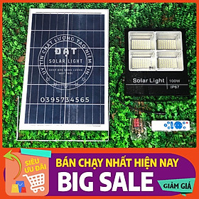 Đèn năng lượng mặt trời 100W 4 khoang siêu sáng