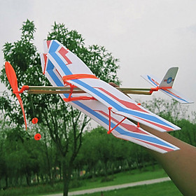 Máy Bay Đồ Chơi Chạy Bằng Dây Thun (50cm)