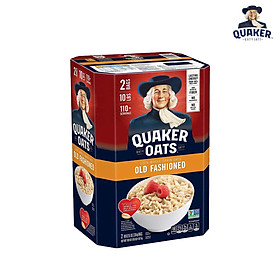 Yến Mạch Quaker Oats Old Fashion 4,52kg (Dạng Hạt Cán Dẹt) - Thực phẩm ăn kiêng hỗ trợ giảm cân tốt cho sức khỏe