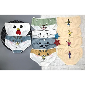Combo 10 quần lót nữ dễ thương cute