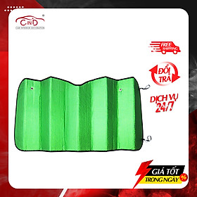 Che Nắng Ô Tô Xốp Trước Ngắn Loại Dày NB BST-11035 Màu Lá (60x130 cm)