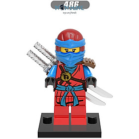 Minifigures Lắp Ráp Mô Hình Nhân Vật Phim Truyện Ninjago Kai Wu Zane X0143