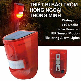 Thiết Bị Chống Trộjm Không Dây Hồng Ngoại Cao Cấp – Sạc Năng Lượng Mặt Trời, Chống Trộjm HÚ CÒI Từ Xa Hiệu Quả, đèn trang trí