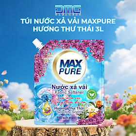 Túi Nước Xả Vải Maxpure Hương Thư Thái 3L