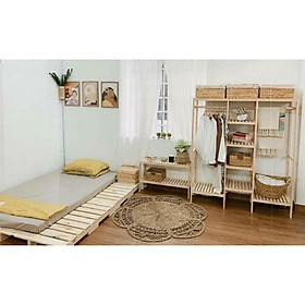 Mua thảm cói bông hoa 1m2