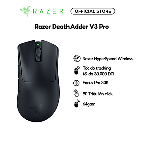 Mua Chuột không dây Razer DeathAdder V3 Pro-Ergonomic Wireless Gaming Mouse_RZ01-04630100-R3A1-Hàng Chính Hãng