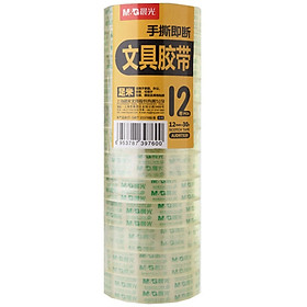 Morning light (M & G) AJD97320 office stationery small tape 12mm30y27.42 m 12 package