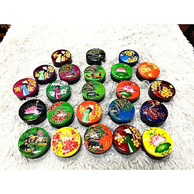 Hủ phấn nhỏ xinh xắn sơn mài đựng đồ vật nhỏ , trang sức, làm quà tặng