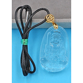 Vòng cổ Bất động minh vương thủy tinh trong 3.6cm DFBTT1 - Hợp Mệnh Kim và Mệnh Thủy