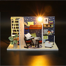 Mô hình nhà DIY Doll House Future Space Kèm Mica Chống bụi