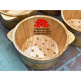 Mua chậu gỗ ngâm chân hàng loại 1 gỗ thông nhập khẩu
