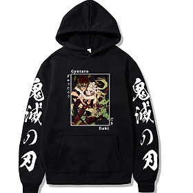 Bst Áo Hoodie anime Mẫu áo Kimetsu No Yaiba mẫu áo Thu đông 2022 Y2K - 6