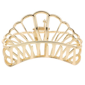 Vintage Metal Hair Claw Clip Women Hair Jaw Clips for Thick Hair Gold