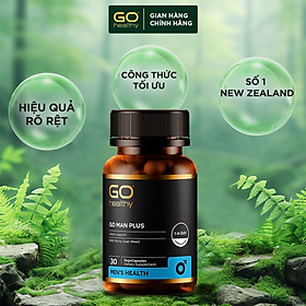 GO MAN PLUS 30 VIÊN - Viên uống tăng cường sinh lý nam, cải thiện và làm chậm quá trình mãn dục nam nhập khẩu chính hãng GO Healthy New Zealand