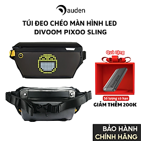 Túi đeo chéo thông minh Divoom Pixoo Slingbag hiển thị màn hình Led, tích hợp app Divoom